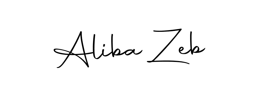Aliba Zeb stylish signature style. Best Handwritten Sign (Autography-DOLnW) for my name. Handwritten Signature Collection Ideas for my name Aliba Zeb. Aliba Zeb signature style 10 images and pictures png