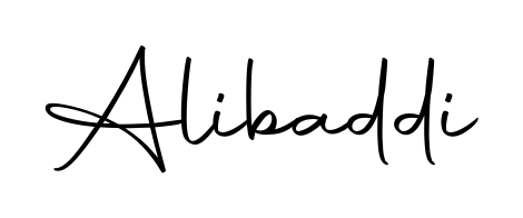 A dynamic signature style for Alibaddi using Autography-DOLnW script. Designed to look authentic, handwritten, and professional. Alibaddi signature style 10 images and pictures png
