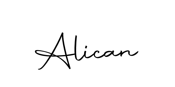 if you are searching for the best signature style for your name Alican. so please give up your signature search. here we have designed multiple signature styles  using Autography-DOLnW. Alican signature style 10 images and pictures png