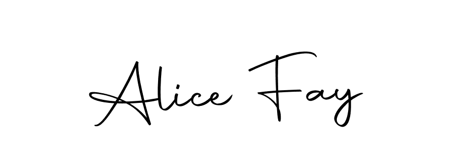 Similarly Autography-DOLnW is the best handwritten signature design. Signature creator online .You can use it as an online autograph creator for name Alice Fay. Alice Fay signature style 10 images and pictures png