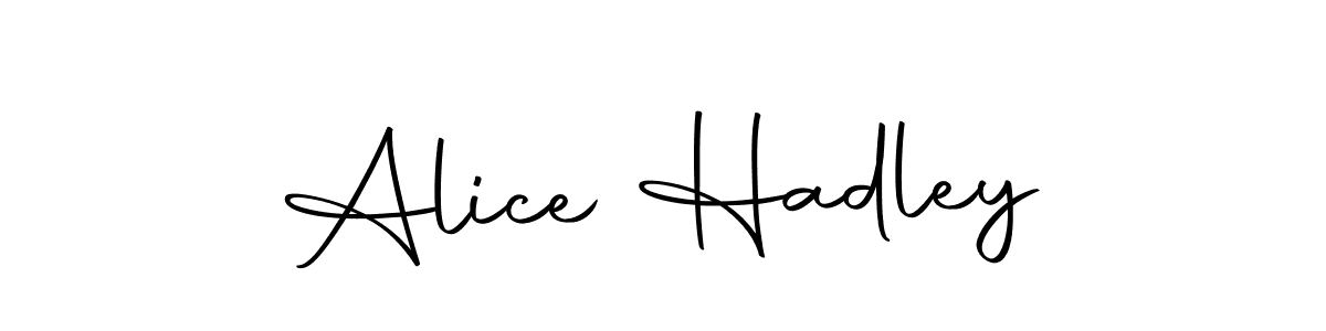 Make a beautiful signature design for name Alice Hadley. Use this online signature maker to create a handwritten signature for free. Alice Hadley signature style 10 images and pictures png