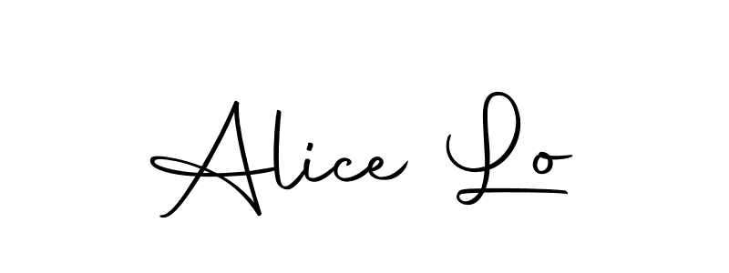 Create a beautiful signature design for name Alice Lo. With this signature (Autography-DOLnW) fonts, you can make a handwritten signature for free. Alice Lo signature style 10 images and pictures png
