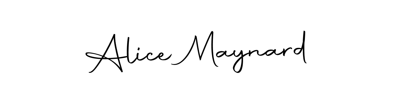 Design your own signature with our free online signature maker. With this signature software, you can create a handwritten (Autography-DOLnW) signature for name Alice Maynard. Alice Maynard signature style 10 images and pictures png