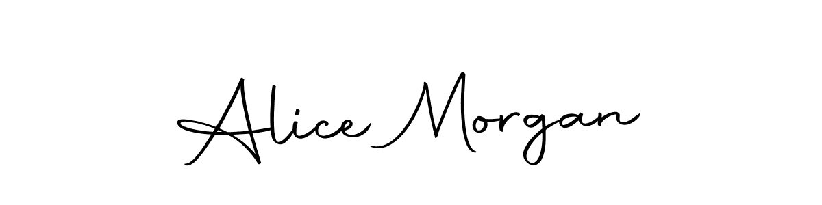 Alice Morgan stylish signature style. Best Handwritten Sign (Autography-DOLnW) for my name. Handwritten Signature Collection Ideas for my name Alice Morgan. Alice Morgan signature style 10 images and pictures png