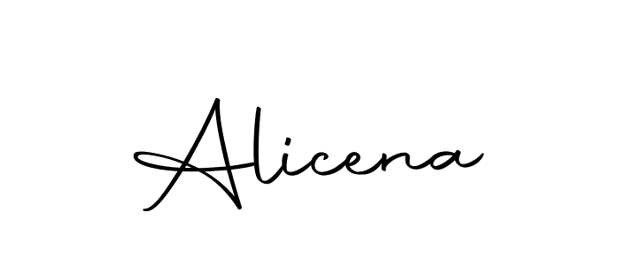 Similarly Autography-DOLnW is the best handwritten signature design. Signature creator online .You can use it as an online autograph creator for name Alicena. Alicena signature style 10 images and pictures png