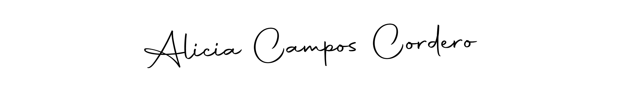 Design your own signature with our free online signature maker. With this signature software, you can create a handwritten (Autography-DOLnW) signature for name Alicia Campos Cordero. Alicia Campos Cordero signature style 10 images and pictures png