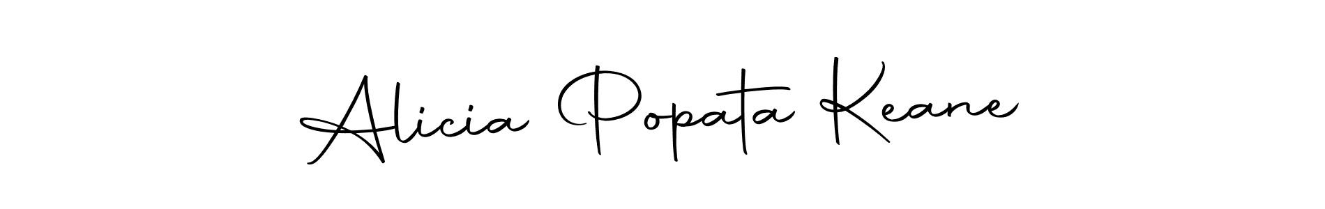 Check out images of Autograph of Alicia Popata Keane name. Actor Alicia Popata Keane Signature Style. Autography-DOLnW is a professional sign style online. Alicia Popata Keane signature style 10 images and pictures png