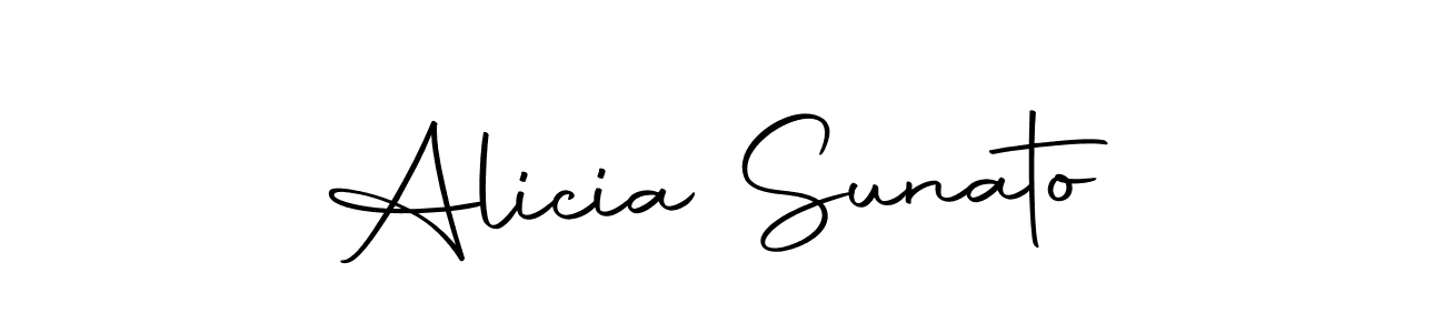 Also we have Alicia Sunato name is the best signature style. Create professional handwritten signature collection using Autography-DOLnW autograph style. Alicia Sunato signature style 10 images and pictures png