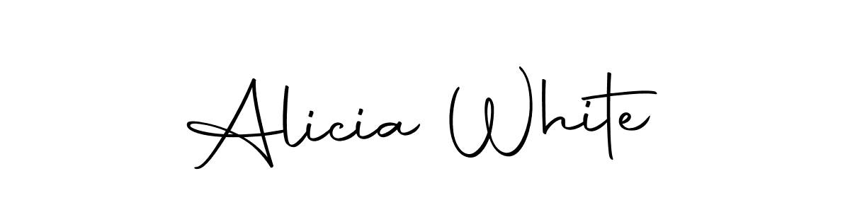 if you are searching for the best signature style for your name Alicia White. so please give up your signature search. here we have designed multiple signature styles  using Autography-DOLnW. Alicia White signature style 10 images and pictures png