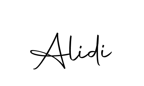How to make Alidi signature? Autography-DOLnW is a professional autograph style. Create handwritten signature for Alidi name. Alidi signature style 10 images and pictures png