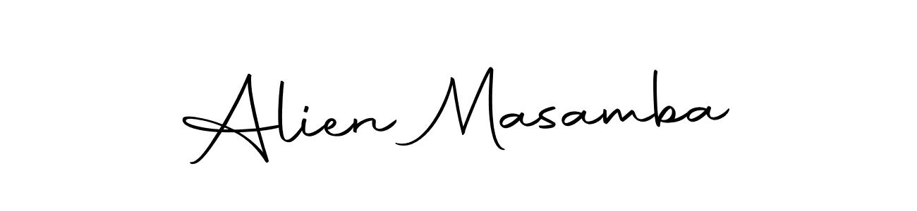 Also we have Alien Masamba name is the best signature style. Create professional handwritten signature collection using Autography-DOLnW autograph style. Alien Masamba signature style 10 images and pictures png
