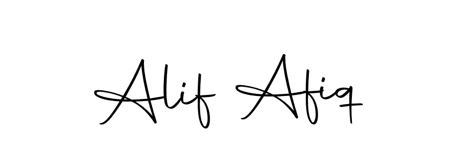 How to make Alif Afiq name signature. Use Autography-DOLnW style for creating short signs online. This is the latest handwritten sign. Alif Afiq signature style 10 images and pictures png