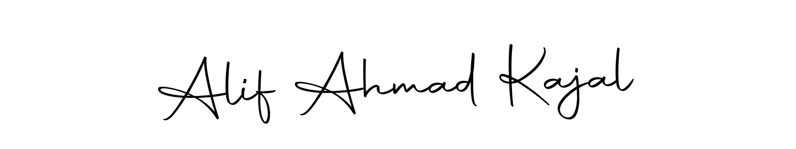 Similarly Autography-DOLnW is the best handwritten signature design. Signature creator online .You can use it as an online autograph creator for name Alif Ahmad Kajal. Alif Ahmad Kajal signature style 10 images and pictures png