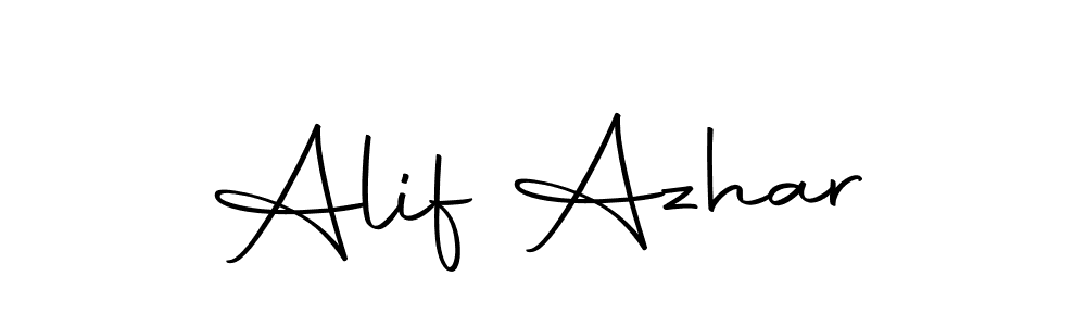 Alif Azhar stylish signature style. Best Handwritten Sign (Autography-DOLnW) for my name. Handwritten Signature Collection Ideas for my name Alif Azhar. Alif Azhar signature style 10 images and pictures png