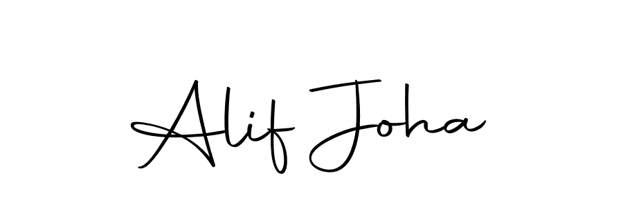 Make a beautiful signature design for name Alif Joha. With this signature (Autography-DOLnW) style, you can create a handwritten signature for free. Alif Joha signature style 10 images and pictures png