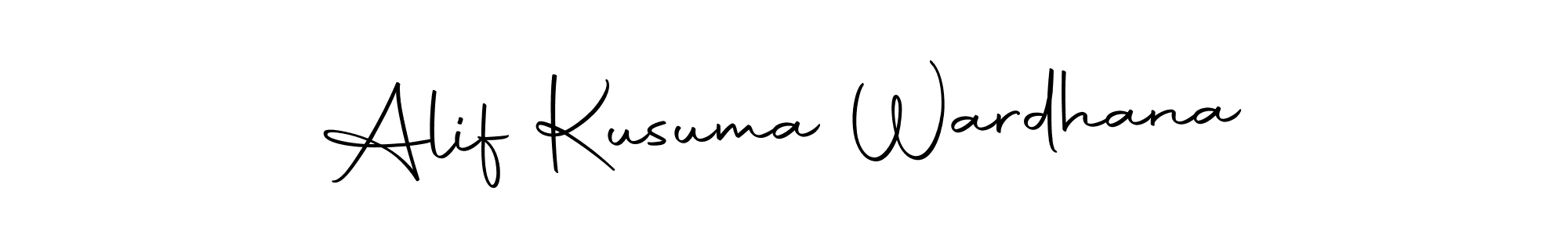 You should practise on your own different ways (Autography-DOLnW) to write your name (Alif Kusuma Wardhana) in signature. don't let someone else do it for you. Alif Kusuma Wardhana signature style 10 images and pictures png