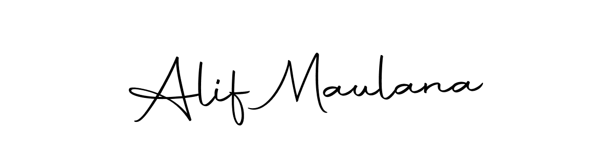 Similarly Autography-DOLnW is the best handwritten signature design. Signature creator online .You can use it as an online autograph creator for name Alif Maulana. Alif Maulana signature style 10 images and pictures png