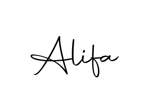 Create a beautiful signature design for name Alifa. With this signature (Autography-DOLnW) fonts, you can make a handwritten signature for free. Alifa signature style 10 images and pictures png