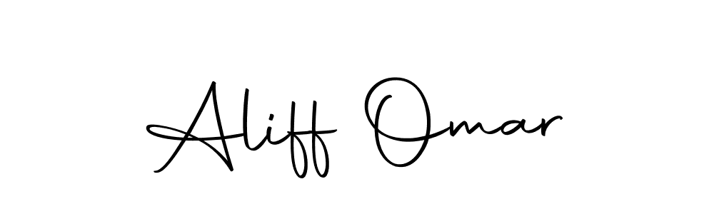 if you are searching for the best signature style for your name Aliff Omar. so please give up your signature search. here we have designed multiple signature styles  using Autography-DOLnW. Aliff Omar signature style 10 images and pictures png