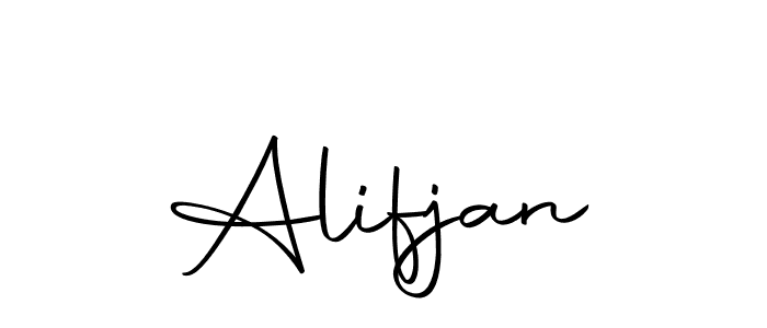 Make a beautiful signature design for name Alifjan. Use this online signature maker to create a handwritten signature for free. Alifjan signature style 10 images and pictures png