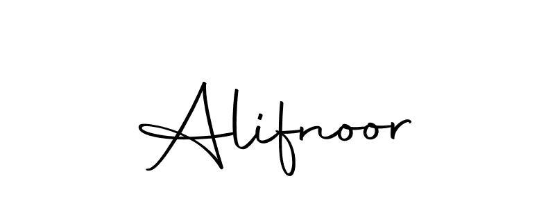 Make a beautiful signature design for name Alifnoor. With this signature (Autography-DOLnW) style, you can create a handwritten signature for free. Alifnoor signature style 10 images and pictures png