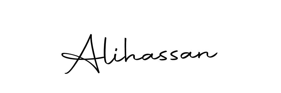 You should practise on your own different ways (Autography-DOLnW) to write your name (Alihassan) in signature. don't let someone else do it for you. Alihassan signature style 10 images and pictures png