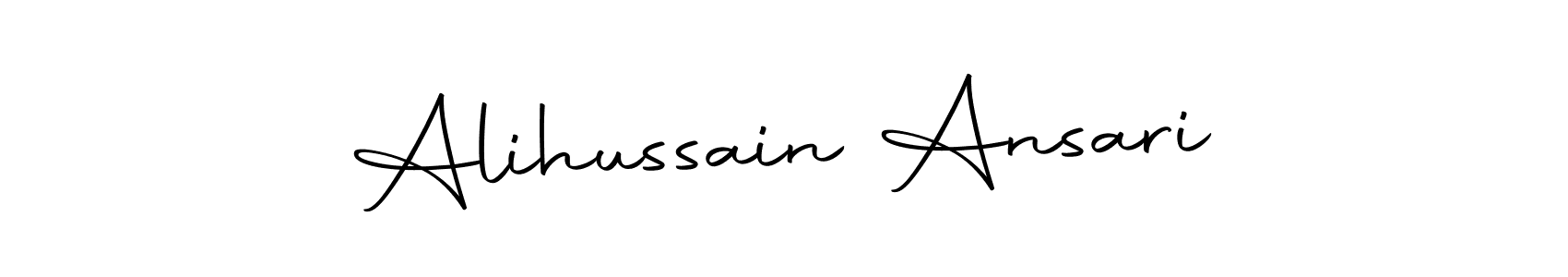 Autography-DOLnW is a professional signature style that is perfect for those who want to add a touch of class to their signature. It is also a great choice for those who want to make their signature more unique. Get Alihussain Ansari name to fancy signature for free. Alihussain Ansari signature style 10 images and pictures png
