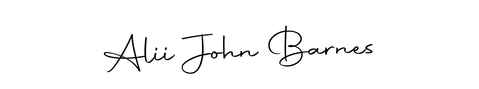 The best way (Autography-DOLnW) to make a short signature is to pick only two or three words in your name. The name Alii John Barnes include a total of six letters. For converting this name. Alii John Barnes signature style 10 images and pictures png