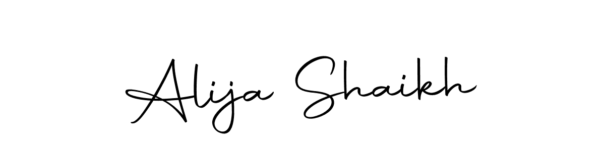 Similarly Autography-DOLnW is the best handwritten signature design. Signature creator online .You can use it as an online autograph creator for name Alija Shaikh. Alija Shaikh signature style 10 images and pictures png