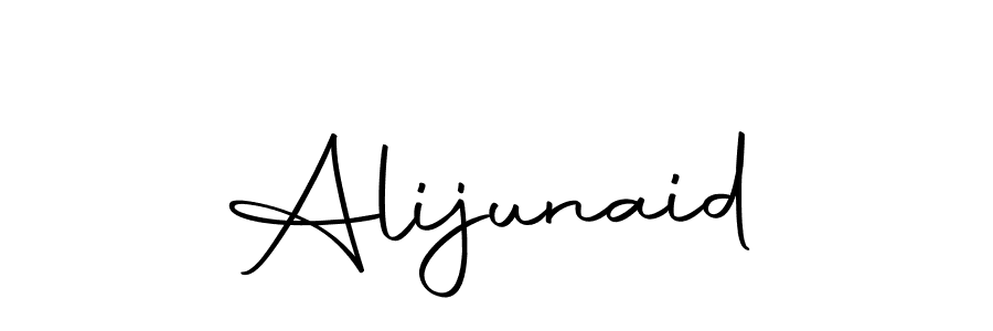 Use a signature maker to create a handwritten signature online. With this signature software, you can design (Autography-DOLnW) your own signature for name Alijunaid. Alijunaid signature style 10 images and pictures png