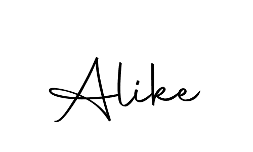 Use a signature maker to create a handwritten signature online. With this signature software, you can design (Autography-DOLnW) your own signature for name Alike. Alike signature style 10 images and pictures png