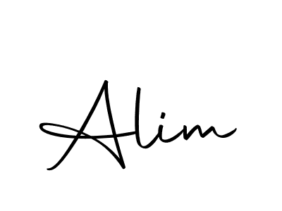 Use a signature maker to create a handwritten signature online. With this signature software, you can design (Autography-DOLnW) your own signature for name Alim. Alim signature style 10 images and pictures png