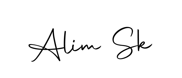 How to make Alim Sk signature? Autography-DOLnW is a professional autograph style. Create handwritten signature for Alim Sk name. Alim Sk signature style 10 images and pictures png