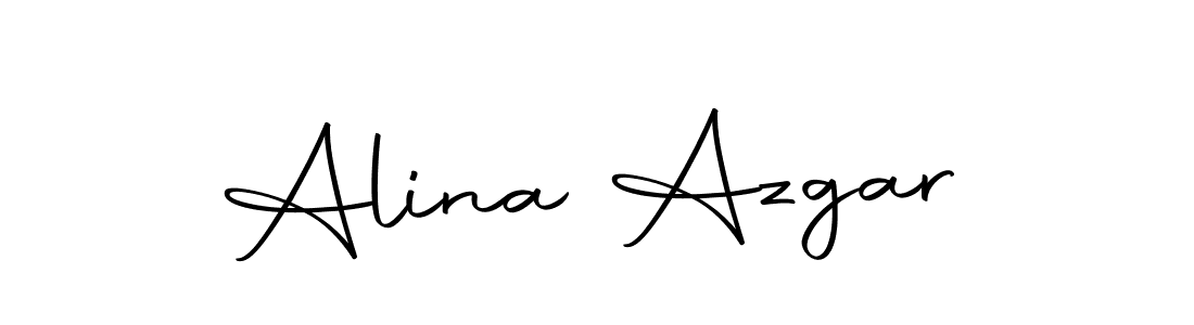 Make a short Alina Azgar signature style. Manage your documents anywhere anytime using Autography-DOLnW. Create and add eSignatures, submit forms, share and send files easily. Alina Azgar signature style 10 images and pictures png