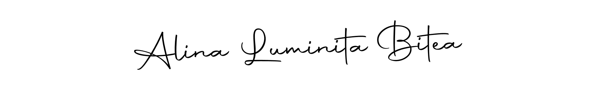 Similarly Autography-DOLnW is the best handwritten signature design. Signature creator online .You can use it as an online autograph creator for name Alina Luminita Bitea. Alina Luminita Bitea signature style 10 images and pictures png