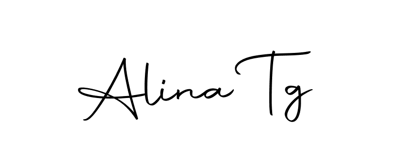 if you are searching for the best signature style for your name Alina Tg. so please give up your signature search. here we have designed multiple signature styles  using Autography-DOLnW. Alina Tg signature style 10 images and pictures png