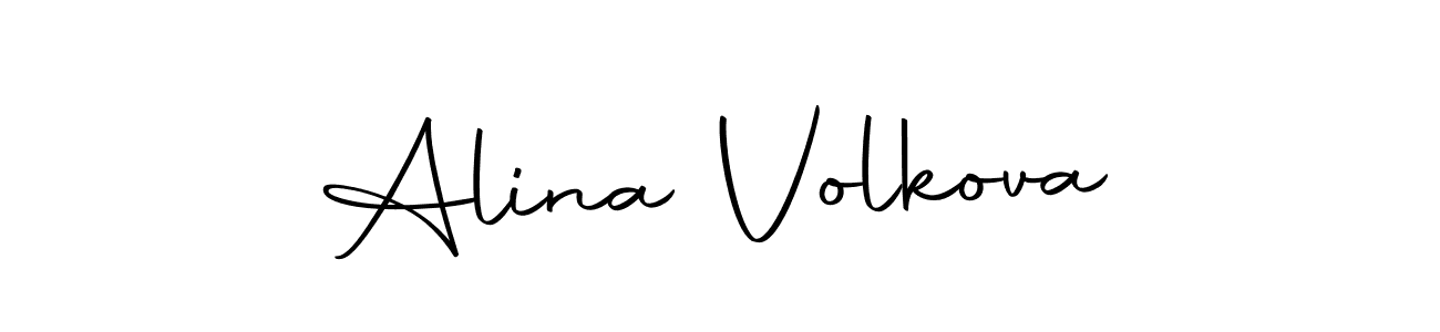 if you are searching for the best signature style for your name Alina Volkova. so please give up your signature search. here we have designed multiple signature styles  using Autography-DOLnW. Alina Volkova signature style 10 images and pictures png