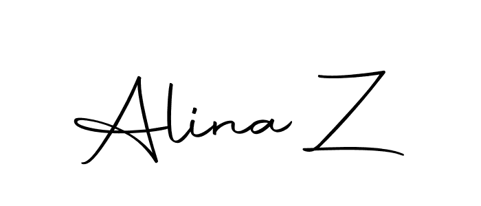 Also You can easily find your signature by using the search form. We will create Alina Z name handwritten signature images for you free of cost using Autography-DOLnW sign style. Alina Z signature style 10 images and pictures png