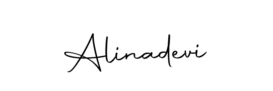 The best way (Autography-DOLnW) to make a short signature is to pick only two or three words in your name. The name Alinadevi include a total of six letters. For converting this name. Alinadevi signature style 10 images and pictures png