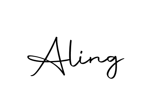 Make a short Aling signature style. Manage your documents anywhere anytime using Autography-DOLnW. Create and add eSignatures, submit forms, share and send files easily. Aling signature style 10 images and pictures png