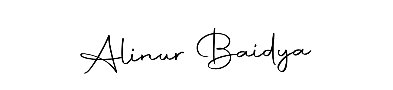 Similarly Autography-DOLnW is the best handwritten signature design. Signature creator online .You can use it as an online autograph creator for name Alinur Baidya. Alinur Baidya signature style 10 images and pictures png