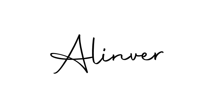 You should practise on your own different ways (Autography-DOLnW) to write your name (Alinver) in signature. don't let someone else do it for you. Alinver signature style 10 images and pictures png