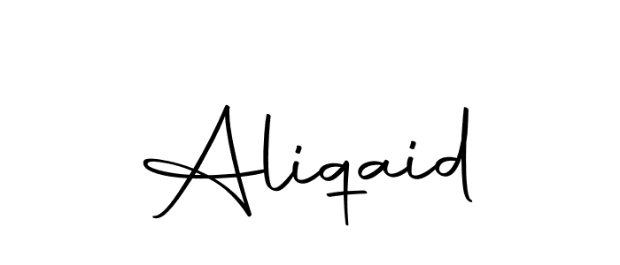 How to make Aliqaid name signature. Use Autography-DOLnW style for creating short signs online. This is the latest handwritten sign. Aliqaid signature style 10 images and pictures png