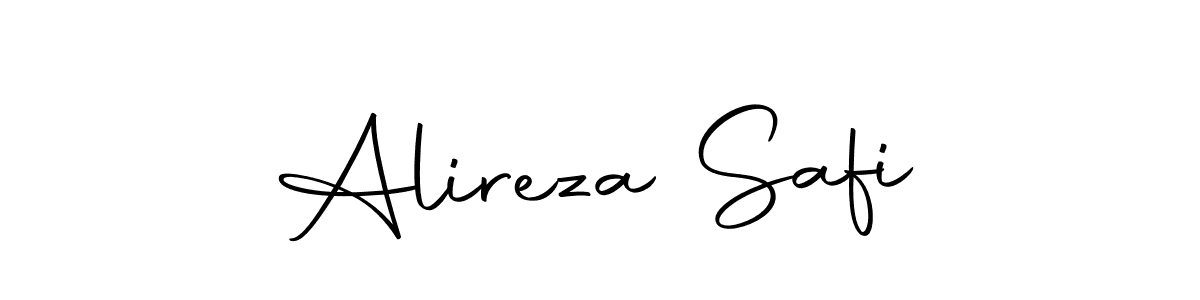 You should practise on your own different ways (Autography-DOLnW) to write your name (Alireza Safi) in signature. don't let someone else do it for you. Alireza Safi signature style 10 images and pictures png