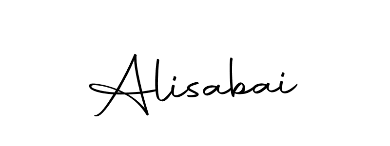 You should practise on your own different ways (Autography-DOLnW) to write your name (Alisabai) in signature. don't let someone else do it for you. Alisabai signature style 10 images and pictures png