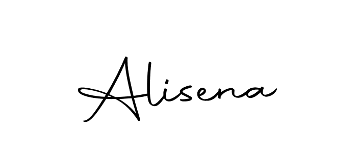 Design your own signature with our free online signature maker. With this signature software, you can create a handwritten (Autography-DOLnW) signature for name Alisena. Alisena signature style 10 images and pictures png