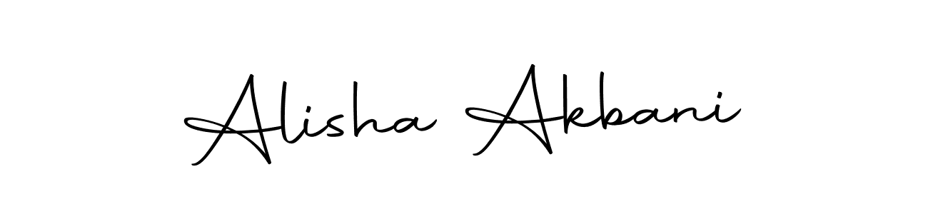 Make a beautiful signature design for name Alisha Akbani. Use this online signature maker to create a handwritten signature for free. Alisha Akbani signature style 10 images and pictures png