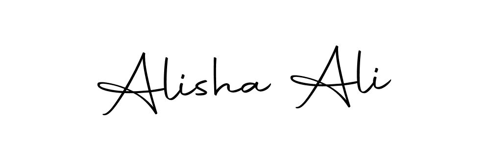 Design your own signature with our free online signature maker. With this signature software, you can create a handwritten (Autography-DOLnW) signature for name Alisha Ali. Alisha Ali signature style 10 images and pictures png