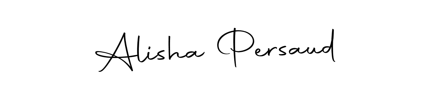 Create a beautiful signature design for name Alisha Persaud. With this signature (Autography-DOLnW) fonts, you can make a handwritten signature for free. Alisha Persaud signature style 10 images and pictures png