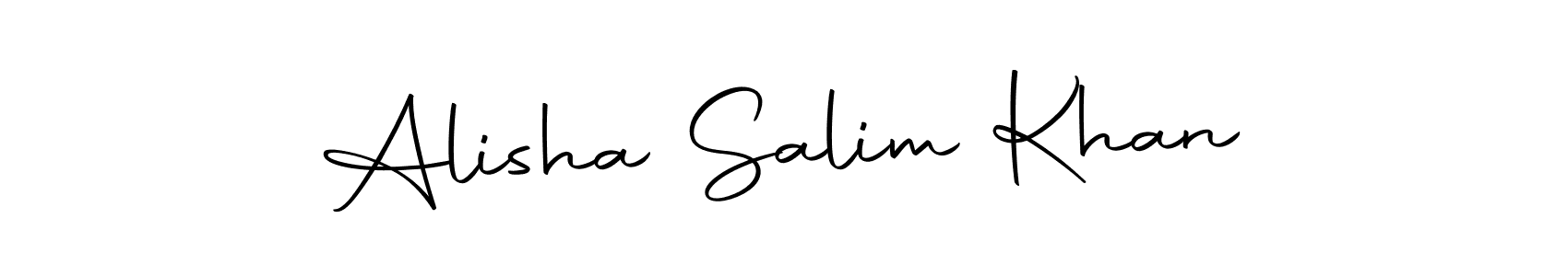 Similarly Autography-DOLnW is the best handwritten signature design. Signature creator online .You can use it as an online autograph creator for name Alisha Salim Khan. Alisha Salim Khan signature style 10 images and pictures png